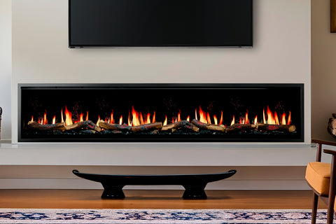 Image of SimpliFire Allusion Edge 100 Inch Smart Virtual Digital Electric Fireplace - SF-ALLE100