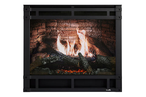 Image of SimpliFire Inception 36-in Traditional Virtual Smart Electric Fireplace - SF-INC36 Firebox