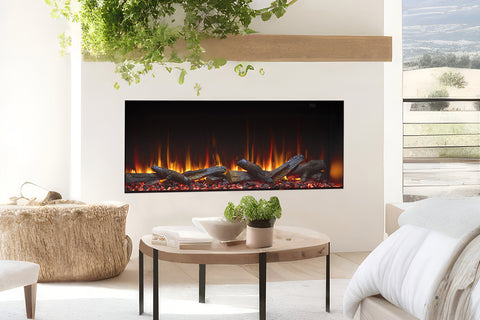 Image of SimpliFire Triton 50 Inch Smart Multi-Side View Built In Linear Electric Fireplace - SF-TR50