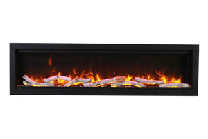 Amantii Symmetry 100'' Recessed Linear Indoor/Outdoor Electric Fireplace