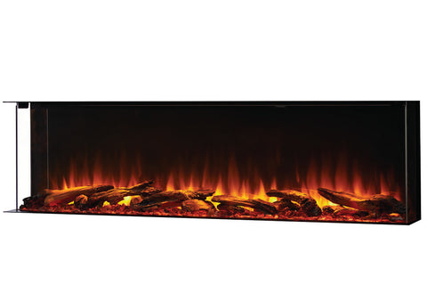 Image of SimpliFire Scion Trinity 55 in Multi-Side Built In Electric Fireplace - SF-SCT55-BK