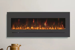 Sierra Flame 66 inch Wall Mount Linear Electric Fireplace - Heater - Electric Fireplaces Depot