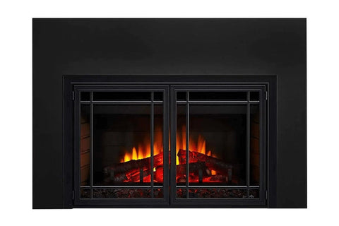 Image of Hearth & Home SimpliFire 35 inch Electric Fireplace Insert SF-INS35 - SimpliFire Electric 35'' Firebox Large Trim Doors