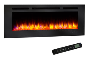 SimpliFire Allusion 48'' Wall Mount / Recessed Electric Fireplace