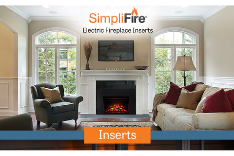 Image of Hearth & Home SimpliFire 35 inch Electric Fireplace Insert SF-INS35 - SimpliFire Electric 35'' Firebox