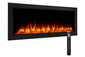 SimpliFire Forum 43'' Outdoor Recessed Built-in Electric Fireplace