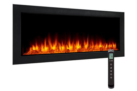 Image of SimpliFire Forum 43 Outdoor Built-in Electric Fireplace SF-OD43