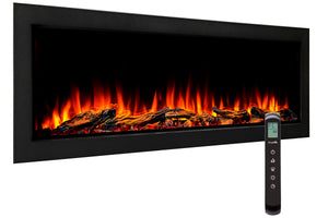 SimpliFire Forum 55'' Outdoor Recessed Built-in Electric Fireplace