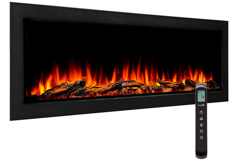 Image of SimpliFire Forum 55'' Outdoor Built-in Electric Fireplace