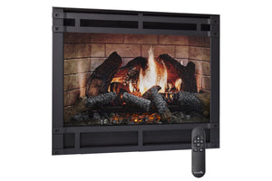 SimpliFire Inception 36'' Traditional Smart Electric Fireplace | Halston Front