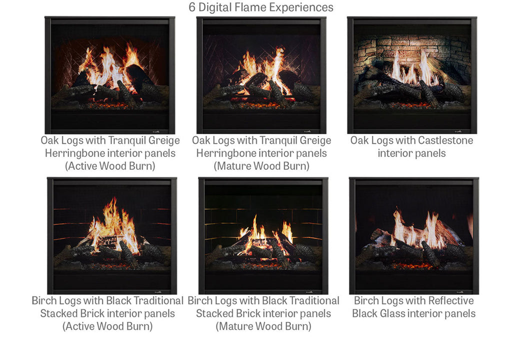 SimpliFire Inception 36-in Smart Electric Fireplace | Halston Front ...