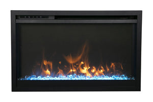 Amantii Traditional Extra Slim 33-Inch Smart Built-In Electric Firebox Insert