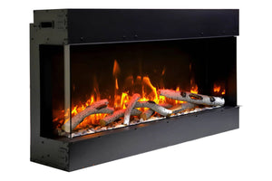 Amantii Panorama Tru View Slim 30-inch 3-Sided Built In Indoor/Outdoor Electric Fireplace