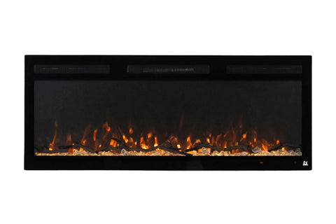 Image of Touchstone Sideline Fury 57 in Smart Wall Mount Recessed Electric Fireplace - Electric Fireplace Insert Heater - 80055