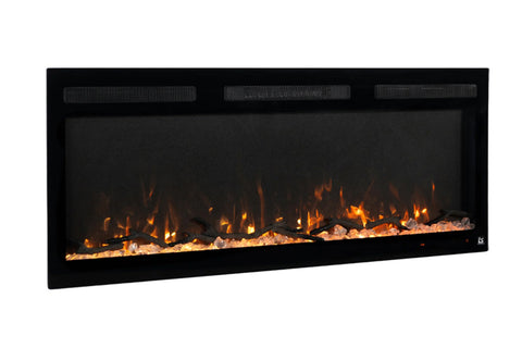 Image of Touchstone Sideline Fury 57 in Smart Wall Mount Recessed Electric Fireplace - Electric Fireplace Insert Heater - 80055