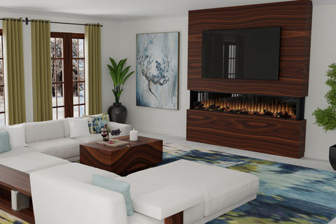 Image of Dimplex Ignite Ultra 100 inch Smart Multi-Side View Built-In Electric Fireplace - ULT100