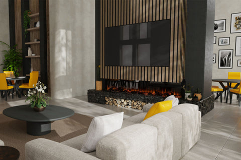 Image of Dimplex Ignite Ultra 100 inch Smart Multi-Side View Built-In Electric Fireplace - ULT100