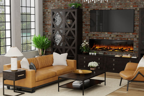 Image of Dimplex Ignite Ultra 74 inch Smart Multi-Side View Built-In Electric Fireplace - ULT74