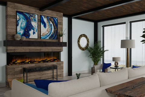 Image of Dimplex Ignite Ultra 88 inch Smart Multi-Side View Built-In Electric Fireplace - ULT88