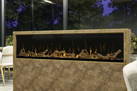 Image of Dimplex Ignite XL  inch Electric Fireplace with Driftwood Log Kit - XLF