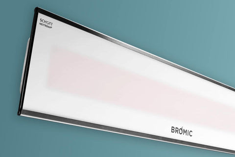Image of Bromic Platinum Smart-Heat 4500 Watt Infrared Electric Patio Heater White | Platinum 53 in Electric Radiant Heater | BH3622001