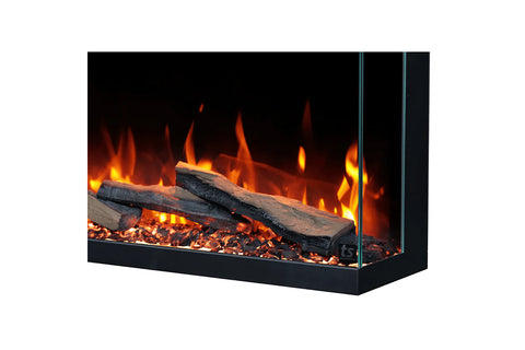 Image of Touchstone Sideline Infinity Pro Smart 3-Sided 2-Sided Built-In Recessed Electric Fireplace 