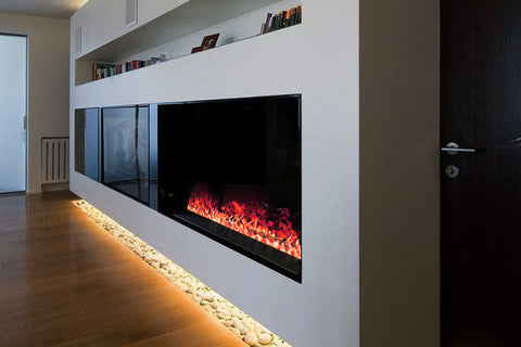 Image of AFireWater Prestige Pro Water Vapor 40'' Built-In Electric Fireplace Insert | Water Mist Electric Fireplace | AWPR-40-100 | Electric Fireplaces Depot