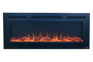 Touchstone Sideline Steel 50” Wall-Mount / Recessed Electric Fireplace