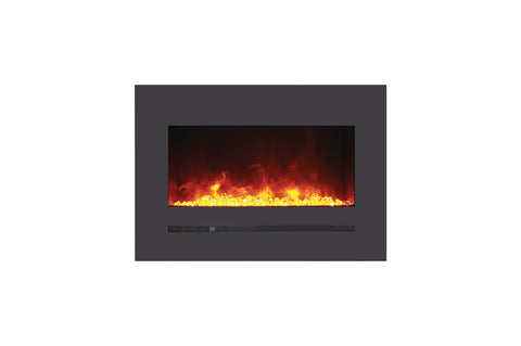 Image of Sierra Flame 32 inch Wall Mount Linear Electric Fireplace - Heater - Electric Fireplaces Depot