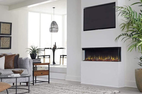 Image of Touchstone Sideline Infinity Smart 3-Sided 2-Sided Built-In Recessed Electric Fireplace 