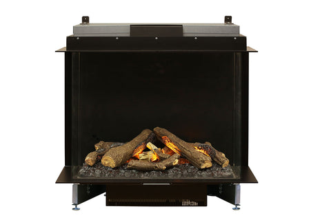 Image of Faber E-Matrix 35 -inch 3-Sided Water Vapor Built-In Electric Fireplace Firebox | FEF3226L3 | Water Myst Fireplace | Electric Fireplaces Depot