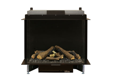 Faber E-Matrix 35 -inch 3-Sided Water Vapor Built-In Electric Fireplace Firebox | FEF3226L3 | Water Myst Fireplace | Electric Fireplaces Depot