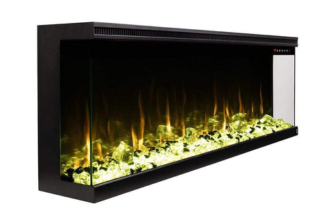 Image of Touchstone Sideline Infinity Smart 3-Sided 2-Sided Built-In Recessed Electric Fireplace 