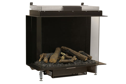 Faber E-Matrix 35 -inch 3-Sided Water Vapor Built-In Electric Fireplace Firebox | FEF3226L3 | Water Myst Fireplace | Electric Fireplaces Depot