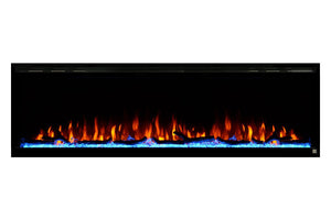 Touchstone Sideline Elite 72 Inch Smart Wall-Mount / Recessed Linear Electric Fireplace
