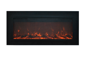 Touchstone Sideline Steel 50” Wall-Mount / Recessed Electric Fireplace