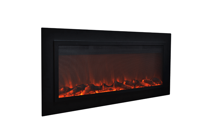 Touchstone Sideline Steel 50 inch Buit-in Electric Fireplace - Heater - 80025 - Electric Fireplaces Depot