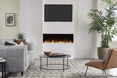 Image of Touchstone Sideline Infinity 60-inch 3-Sided 2-Sided Built-In Recessed Electric Fireplace | 80046 |  Electric Fireplaces Depot