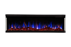 Touchstone Sideline Infinity 72'' Smart 3-Sided / 2-Sided Recessed Electric Fireplace