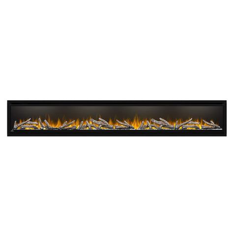 Image of Napoleon Alluravision 100-inch Wall Mount Electric Fireplace - Deep - Linear - NEFL100CHD - NEFL100CHD1-Electric Fireplaces Depot