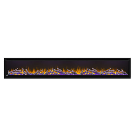Image of Napoleon Alluravision 100-inch Wall Mount Electric Fireplace - Deep - Linear - NEFL100CHD - NEFL100CHD1-Electric Fireplaces Depot