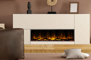 Dynasty Harmony 57'' Built-In Linear Electric Fireplace - BEF Series