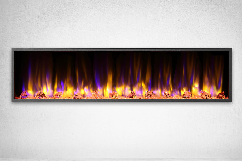 Dynasty Harmony 64 Inch Built In Linear Wall Mount Electric Fireplace | DY-BEF64 | Dynasty Fireplaces | Electric Fireplaces Depot