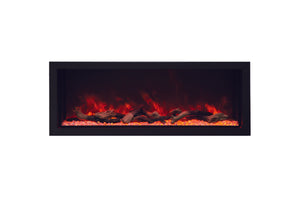 Amantii Panorama 40-inch Built-in Tall & Deep Indoor/Outdoor Linear Electric Fireplace