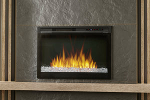 Dimplex 33 Inch Multi-Fire XHD Electric Firebox Insert with Acrylic Glass - Dimplex XHD33G Plug-In Electric Fireplace