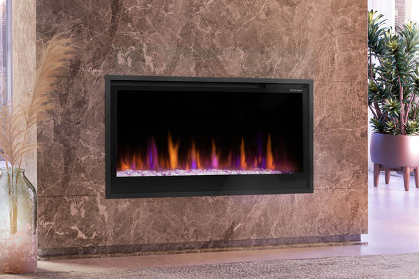 Dimplex Multi-Fire Slim Electric Fireplace - Integrated Smart  Self-Diagnostics Technology - 400 SQFT