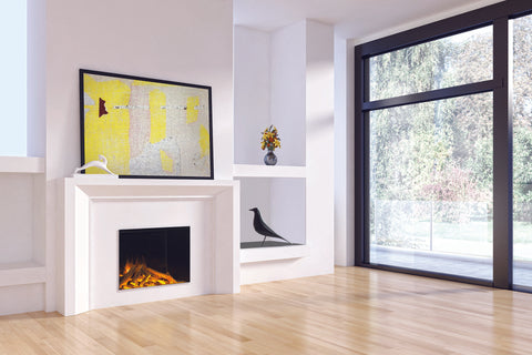 Image of Electric Modern EvonicFires 32 Inch Built-In Electric Fireplace | Electric Firebox | E32 H | Electric Fireplaces Depot