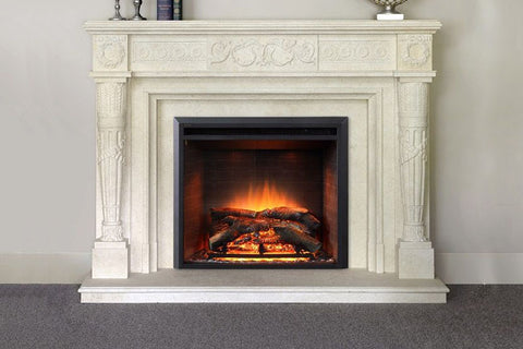 Image of Dynasty Forte 35 Inch Built-In Electric Fireplace Insert | Electric Firebox | DY-EF45 | Dynasty Fireplaces | Electric Fireplaces Depot