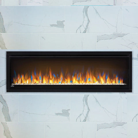 Image of Returned Napoleon Alluravision 50-inch Wall Mount Electric Fireplace - Slim - Linear - NEFL50CHS - NEFL50CHS-1-OB1