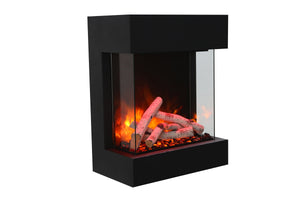 Amantii 2025WM Cube 3-Sided View Built In Indoor/Outdoor Electric Fireplace